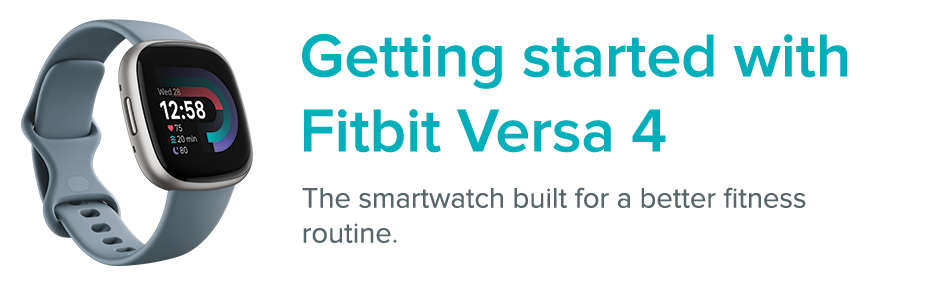 Komma igång med Fitbit Versa 4